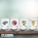 Set 4 vasos chupitos Juego Tronos Emblemas
