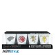 Set 4 cups shot glasses Game of Thrones Emblems