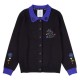 Cardigan unisex Coraline Loungefly con bordado de gato