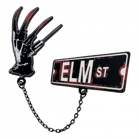 Pack de 2 chapas de Pesadilla en Elm Street de metal