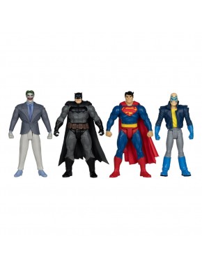 Figuras de acción DC Comics Batman, Superman y Joker 7 cm