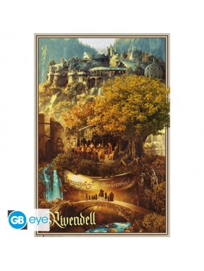 Poster Maxi Rivendell 91,5x61 cm - Le Seigneur des Anneaux