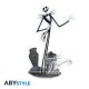 Figura Acryl® Jack Skellington com Zero de O Estranho Mundo de Jack