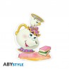Figuras Acryl® Disney Chip e Sra. Potts x2