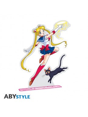 Figura Acryl XXL de Sailor Moon y Luna