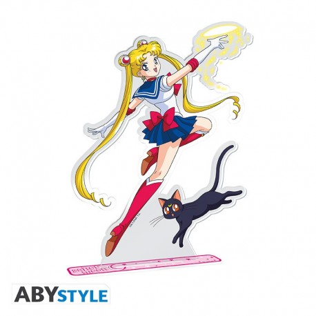 Figura Acryl XXL de Sailor Moon y Luna