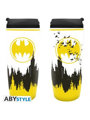Travel mug de Batman DC Comics 355ml con logo amarillo
