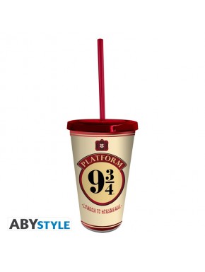 Tumbler con pajita Harry Potter 470ml Hogwarts Express