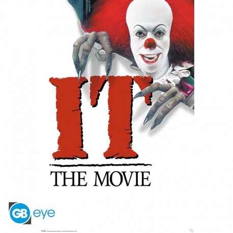 Poster de IT com Pennywise e logo do filme