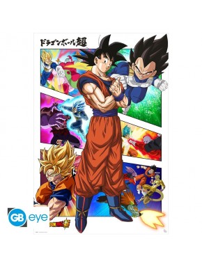 Affiche Maxi Dragon Ball Super avec Goku et Vegeta