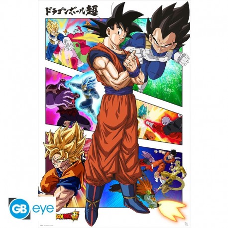 Affiche Maxi Dragon Ball Super avec Goku et Vegeta