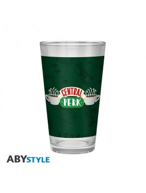 Verre 400ml Central Perk Friends vert
