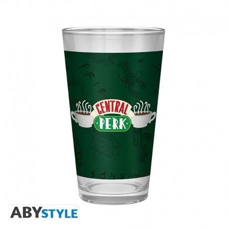 Verre 400ml Central Perk Friends vert