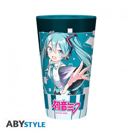 Grand verre Hatsune Miku 400ml
