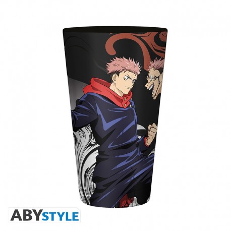 Vasos Jujutsu Kaisen 400ml Itadori vs Sukuna