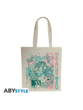 Bolsa tote Hatsune Miku con diseño gráfico