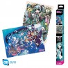 Conjunto de 2 Posters Chibi Hatsune Miku 52x38 cm - Série 2