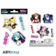 Stickers de Hatsune Miku, 16x11cm con personajes