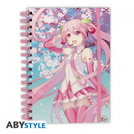 Cuaderno Hatsune Miku A5 Cherry Blossom