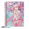 Caderno A5 Espiral Hatsune Miku "Cherry Blossom" X4