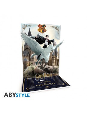 Diorama Acryl Harry Potter avec Harry et Buck à Poudlard