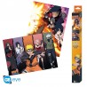 Set de 2 Posters Chibi de Naruto Shippuden 52x38 cm - Groupes x4