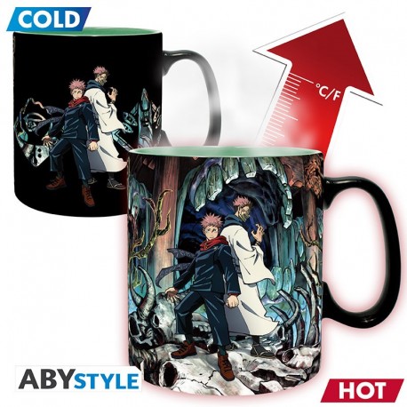 Taza Jujutsu Kaisen Itadori Sukuna con cambio por calor