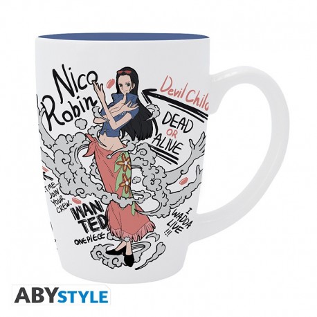 Caneca de One Piece com design de Nico Robin, 400 ml
