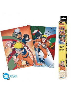 Set de posters chibi Naruto Équipe 7