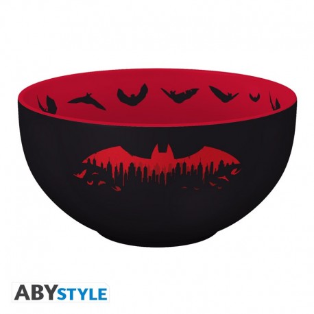 Bowl Batman de DC Comics con interior rojo y logo