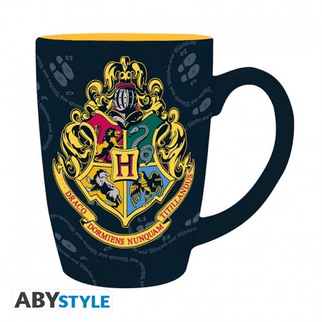 Taza Hogwarts Harry Potter 400 ml con escudo