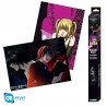 Conjunto de Posters Chibi Death Note - L vs Light & Misa