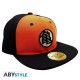 Casquette snapback Dragon Ball noire et orange avec symbole Kame