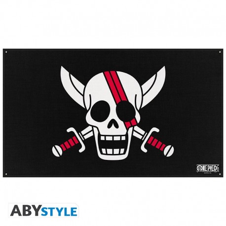 Bandeira One Piece Piratas do Ruivo 70x120 cm