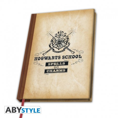 Libreta A5 Hogwarts School Harry Potter con emblema