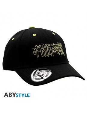 Gorra negra con logo de Jujutsu Kaisen