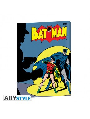 Tela do Batman com capa vintage