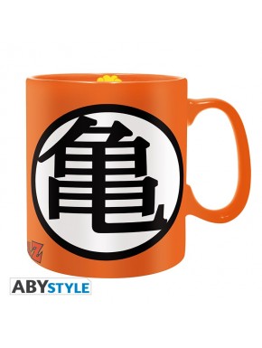 Mug orange Dragon Ball avec symbole Kame