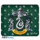 Mousepad flexible de Slytherin verde con escudo