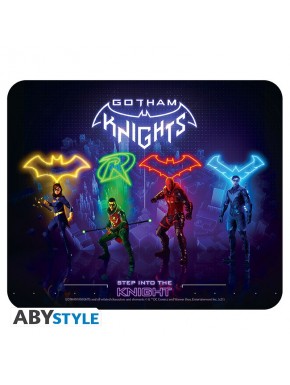 Mousepad flexible de Gotham Knights con diseño de superhéroes