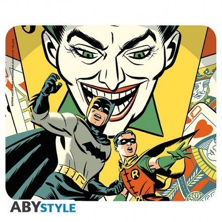 Mousepad flexible Batman y Robin diseño retro con Joker