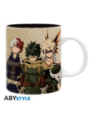 Taza My Hero Academia 320ml con personajes en batalla