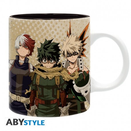 Taza My Hero Academia 320ml con personajes en batalla