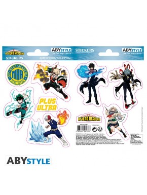 Stickers My Hero Academia con héroes y villanos