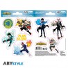 Conjunto de Stickers My Hero Academia 16x11cm - Heróis e Vilões