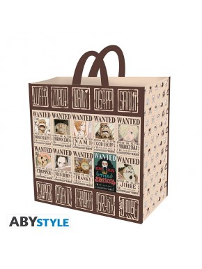 Sac de courses One Piece avec design d'affiches Wanted