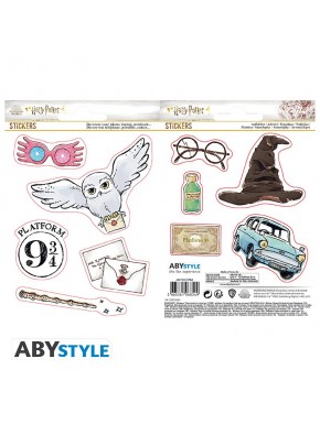 Stickers Harry Potter con objetos mágicos icónicos