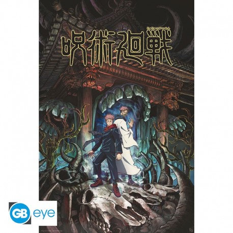 Poster JUJUTSU KAISEN Itadori y Sukuna 91.5x61 cm