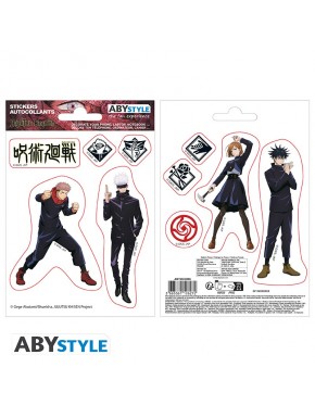Stickers Jujutsu Kaisen 16x11cm 2 hojas