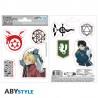 Stickers Fullmetal Alchemist 16x11cm 2 folhas